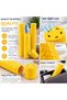 Portable Travel Type Snap-On Cover Toothbrush Storage Container - Hygienic Protection Box - Yellow - 4