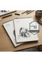 Spiral Picture Notebook 25X35 40 Sheets Set of 2