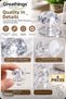 4 Pieces 20 mm Transparent Crystal Adhesive Handle Toilet Cabinet Drawer Button - 5