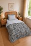 Veloura Luxe Single Sleeping Set |   100% Cotton Quilted Comforter, Elastic Fitted Sheet and Pillowcase