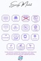 Enamel Soup Bowl Breakfast Serving Snack Bowl Storage 14 cm 12 Pieces Purple & Pink - 3