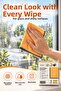 Ultra Premium Glass Cloth - 40X40Cm High Water Absorption, Dust-Free, Non-Marking Microfiber Cleaning Cloth - 2