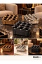 Cast Metal Square Ashtray – for Outdoor and Indoor Use - 3