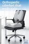 Visco Back Support and Sitting Cushion Set of 2 Pillows – Orthopedic Ergonomic Office Chair and Car Cushion - 4