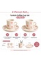 Handmade Ceramic Turkish Coffee Cup Set, 2 Person-4 Piece Cup Set, 75 ml - 2