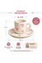 Handmade Ceramic Turkish Coffee Cup Set, 2 Person-4 Piece Cup Set, 75 ml - 4