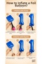 Blue Foil Balloon Number 5, 16 Inches 40 Cm, 5 Year Old Balloon, Birthday Party Decoration - 3