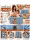 Multipurpose 3-Piece Bag Set with Steel Frame+Transparent Windows+Double Zippers+Large Size+Medium Size+Small Size