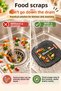 Kitchen Sink Drain Strainer Food Residue Catcher Practical Drainage Filter 11.5 cm - 4