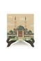 Taksim Mosque Image Printed Wooden Tabletop 10X10 1G-Taksimcamii6 - 2