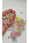 10mm Janjanlı Star Mix Color 100Pcs Jewelry Beads Plastic Luxury Beads - 2
