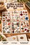 Coffee & Book Autumn Themed 6-Piece Sticker Set - Planner Agenda Phone Tablet Laptop Bullet Journal Sticker