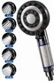 Preminium 5-Function Filtered Shower Head with Massage, Rain, Mist, Wide and Mixed Water Flow - 3