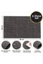 American Service Pvc 30X45Cm Anthracite Set of 6