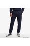 Rib Cuff Men's Navy Blue Trousers - 3