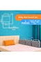 New Generation Bed Barrier 50 X 30 cm Gray Star (3 Pieces) - with Wire Mesh
