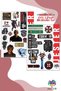 Resident Evil 2 Page Sticker, Decal, Diary, Agenda, Planner, Bullet, Journal, Scrapbook