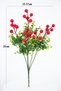 Artificial Ball Berry Kokina Bunch New Year Flower Christmas Ornament 35 cm 5 Branches - 5