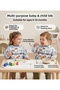 Unisex Baby 0-36 Months Long Sleeve Activity Hobby Food Bib with Pockets