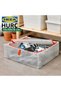 Trev Storage Box with Zipper Laundry Basket Closet Organizer Wardrobe Organization Clothes Bedding Quilt Storage 55X49X19 cm