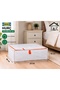 Trev Storage Box with Zipper Laundry Basket Closet Organizer Wardrobe Organization Clothes Bedding Quilt Storage 55X49X19 cm - 2