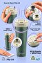 500ml Coffee Thermos Tea Thermos Flask with Flip Lid Thermos Cup Sus304 Steel Leak-Proof Bpa Free - 3