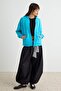 Turquoise Knitted Sweatshirt Twoaw24Sw00188 - 2