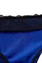 Navy Blue Velvet Lace Detailed Capless Underwear Set Thmaw27Cc00031 - 5