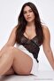 White Woman Plus Size Nightgown - 3