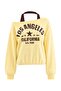 Light Yellow 2-Piece Asymmetrical Collar City Print Oversize/Wide Cut Knitted Sweatshirt Twoaw27Sw00123 - 4