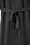 Anthracite Unlined Plain Knitwear Lace Garnished Maxi/Long Single Layer Hijab Dress Tctaw27Eb00011 - 2