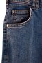 Blue High Waist Pockets Embroidery and Trocley Flare Spanish Leg Denim Plus Size Jeans Tbbaw27Cj00040 - 2
