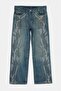 Mavi Taşlı Normal Bel Straight Jeans TWOAW27JE00318