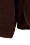 Brown Hooded Thick Fleece Knitted Oversize Sweatshirt Tbbaw23Ao00064 - 8