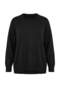 Wardrobe Essentials Black Wool Asymmetrical Hem Knitwear Oversize Sweater Tbbaw27An00078 - 4