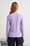Lila Slogan Printed Long Sleeve Fitted Stretch Knitted T-Shirt Twoaw27Ts00111 - 2