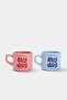 2-Piece Dog Mug Ceramic 8 cm - 184 ml TPHSS26UP00011