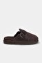 Dark Brown Women's Closed-Front House Slippers Takaw27Er00007 - 3