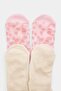 Ecru-Pink 2-Piece Animal Jacquard Knitted Socks Thmaw27Co00053 - 4