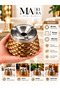 Shine Series Decorative 3-Slot Ashtray - Modern Premium - 3