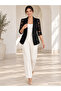 New Season Women's Pocketed Lace Atlas Fabric Jacket Buttoned Model - 3