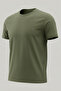 Men's Crew Neck Casual Basic Khaki T-Shirt