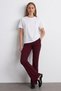 Women's Comfort Fit Basic White Loose T-Shirt - 4