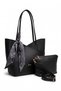 Lyra Women's Shoulder Bag with Scarf Detail and 2 Puppies - 3