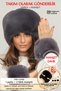 Fluffy Dense Fur Plush Faux Fur Kalpak Hat Women's Winter Beanie - Toscana Smoked - 3
