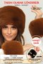Fluffy Dense Furry Plush Faux Fur Kalpak Hat Women's Winter Beanie - Tuscany Dark Brown - 2