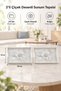 Decorative and Stylish Floral Print Set of 2 Rectangular Serving Tray Set - 3