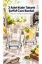 2 Thick-Bottomed Transparent Cups – Premium Classic Design, 300 ml Glass - 5
