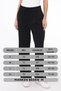 Women's Palazzo Trousers Black Oversize Cut - 3