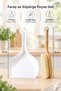 Dustpan and Wooden Handle Broom Brush Set, 2 Pieces, Wide Mouth, 33 cm Dustpan, 35 cm Brush - 2